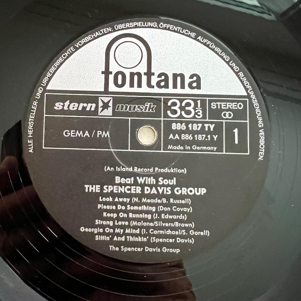 Spencer Davis Group - Beat With Soul / 1. D-Press. 1966 - (VG+/VG+)