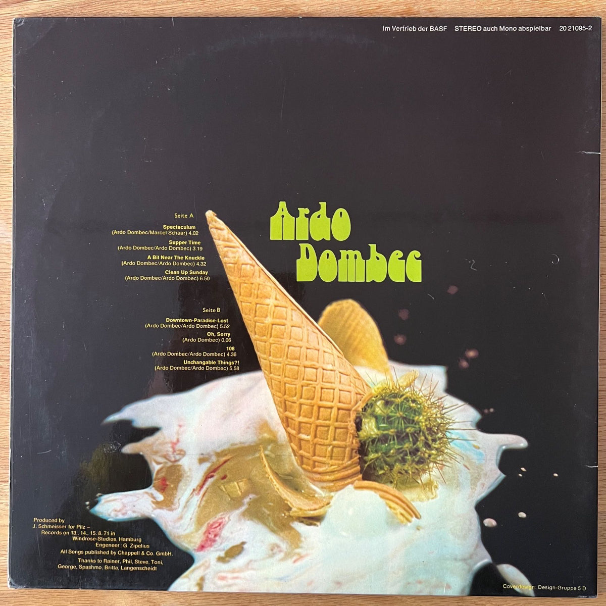 Ardo Dombec - Same / 1. D-Press. 1971 - Very nice Copy