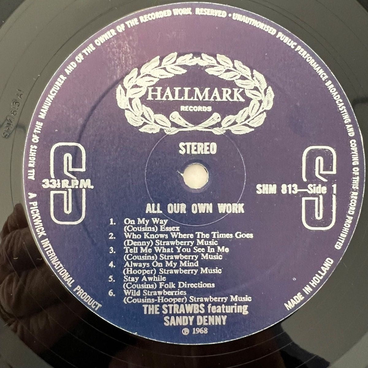 Sandy Denny & The Strawbs - All Our Own Works / 1st UK Press. 1973 - (M-/VG++)