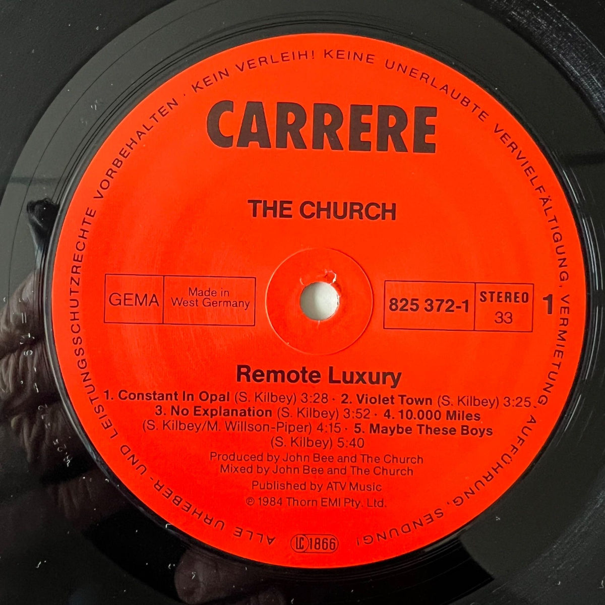 Church - Remote Luxury / 1. D-Press. 1984 - (M-/M-)
