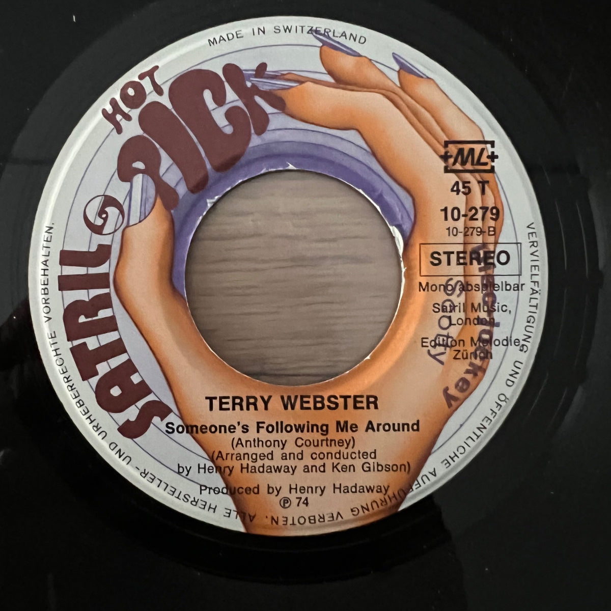 Terry Webster - Keep Violence Down / 1. Swiss-Press. 1974 - (VG++/VG++)