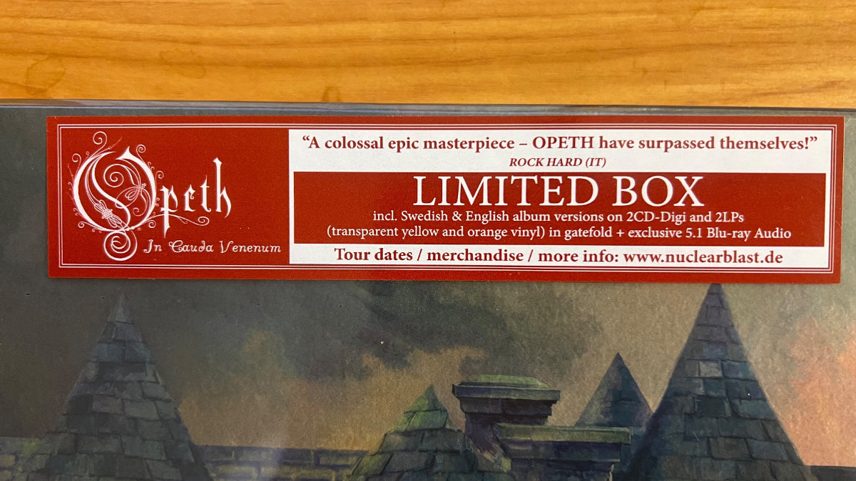 Opeth - In Cauda Venenum / 1. D-Press. 2019 - LP Box Set - (Mint & Sealed)