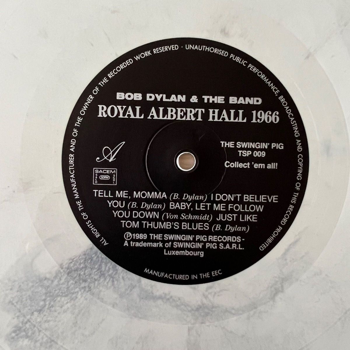 Bob Dylan & The Band - Royal Albert Hall 1966 - (M-/VG++)