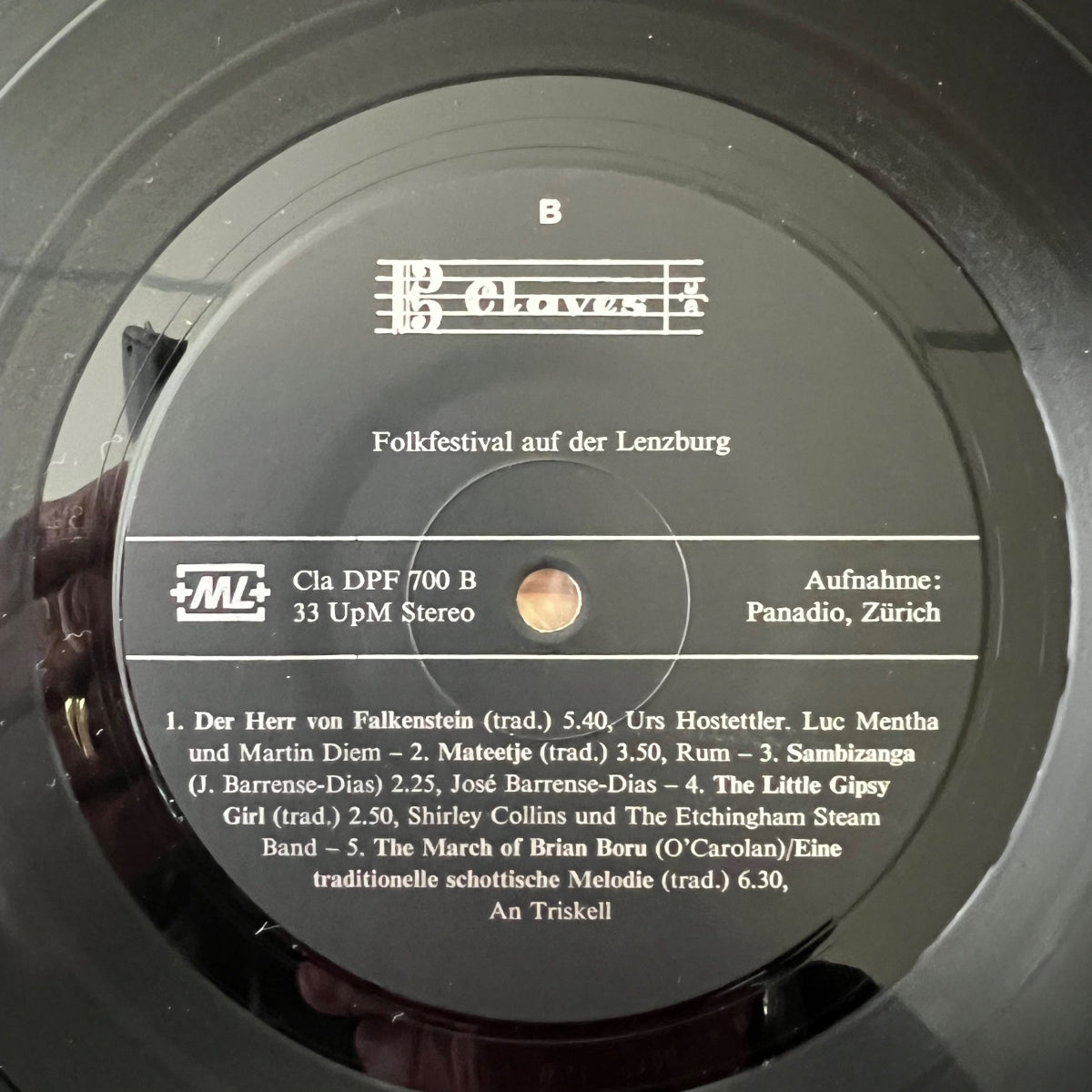 Various - 4. Folk-Festival Auf Der Lenzburg / 2 LP - 1. Swiss-Press. 1975 - (M-/VG+)