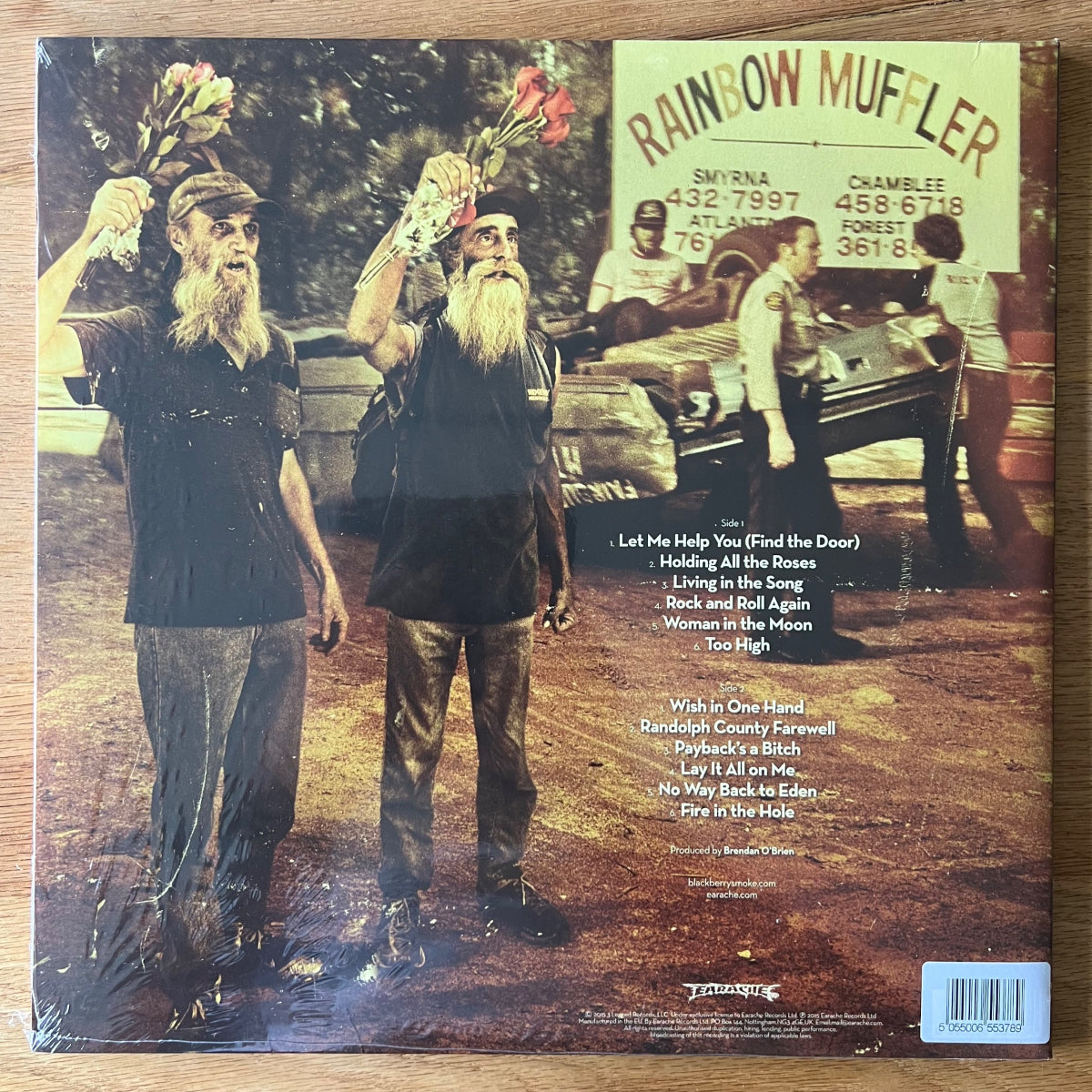 Blackberry Smoke - Holding All The Roses / 1. EU-Press. 2015 - Vinyl White/Red Splatter - (Mint & sealed)