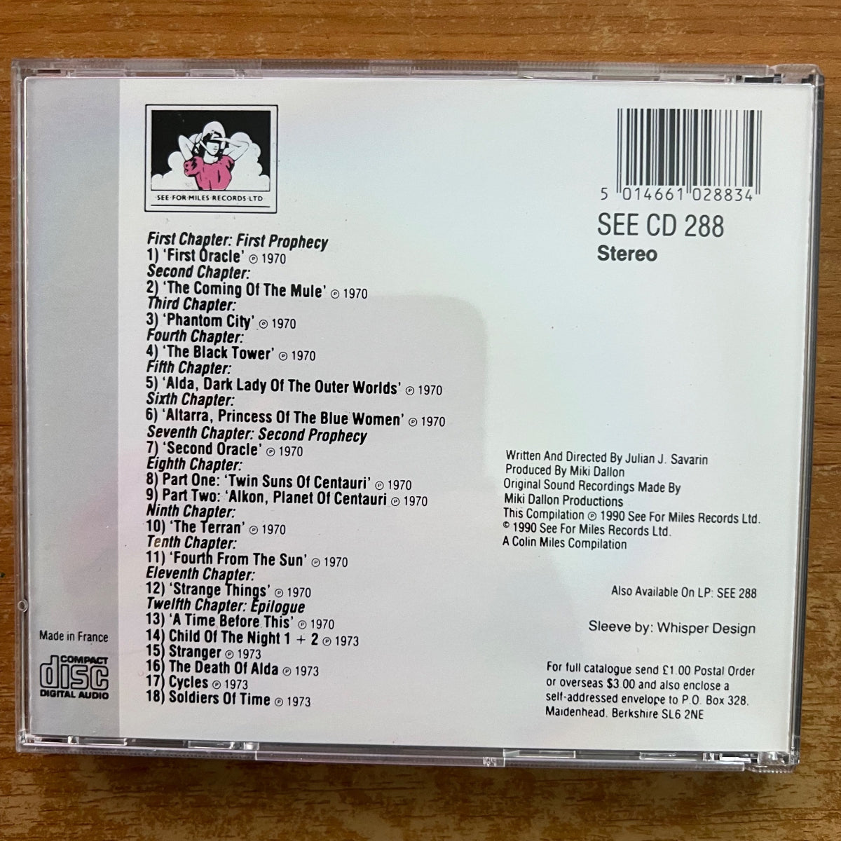 Julian's Treatment - A Time Before This...Plus / CD - 1st UK Press. 1990 on CD - (M-/M-)