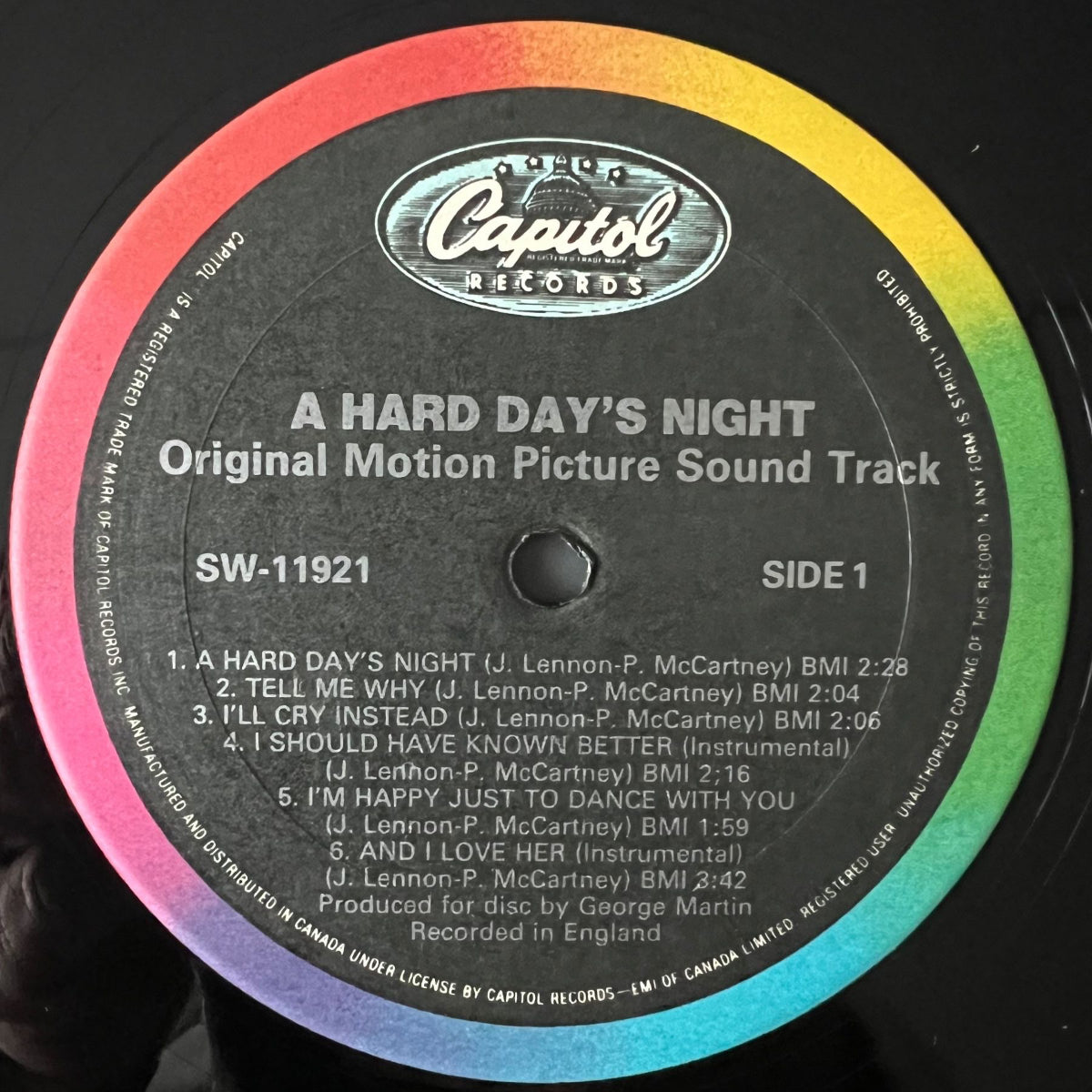 Beatles - A Hard Day's Night / Canada Press. 1983 - (M-/M-)