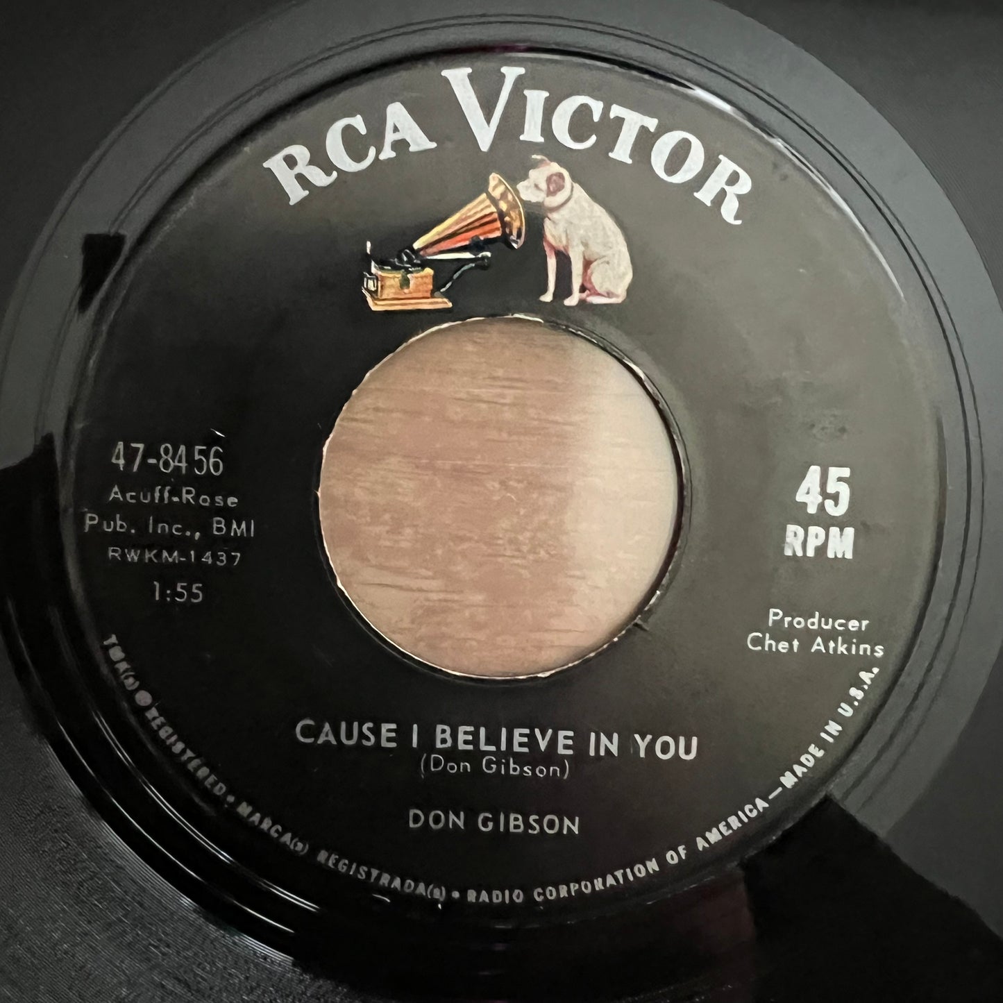 Don Gibson - Cause I Believe In You / 1. US-Press. 1964 - (VG+/Neutral)