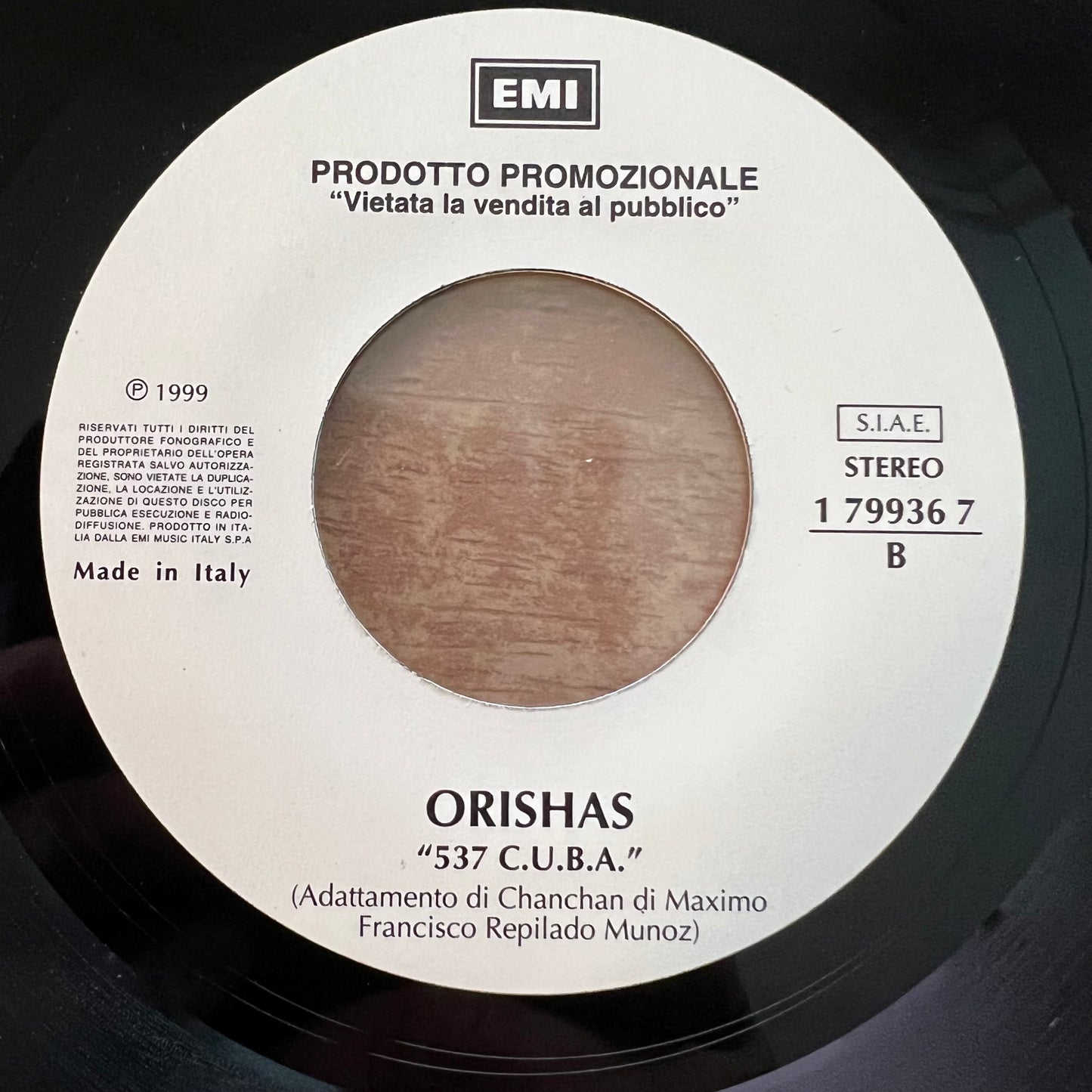 Geri Halliwell , Orishas - Bag It Up , 537 C.U.B.A. / Split 7" - Italy-Promo 2000 - (VG+/Neutral)