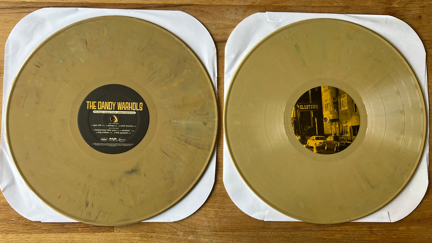 Dandy Warhols - Thirteen Tales From Urban../ 1. US 2000-Press. 2000 - Tan marbeled Colour - (Mint & Sealed)