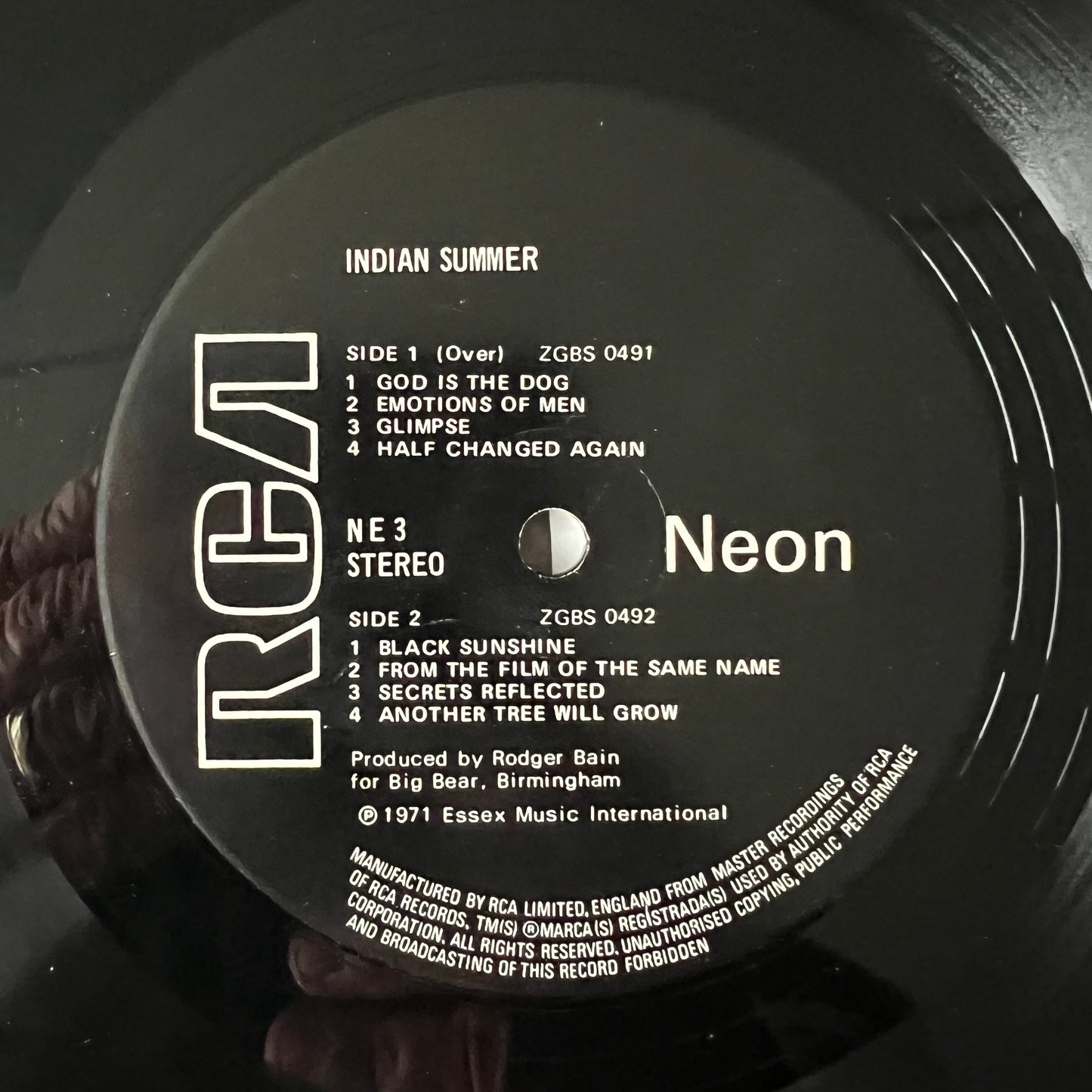 Indian Summer - Same / 1. UK-Press. 1971 - (VG++/VG++)