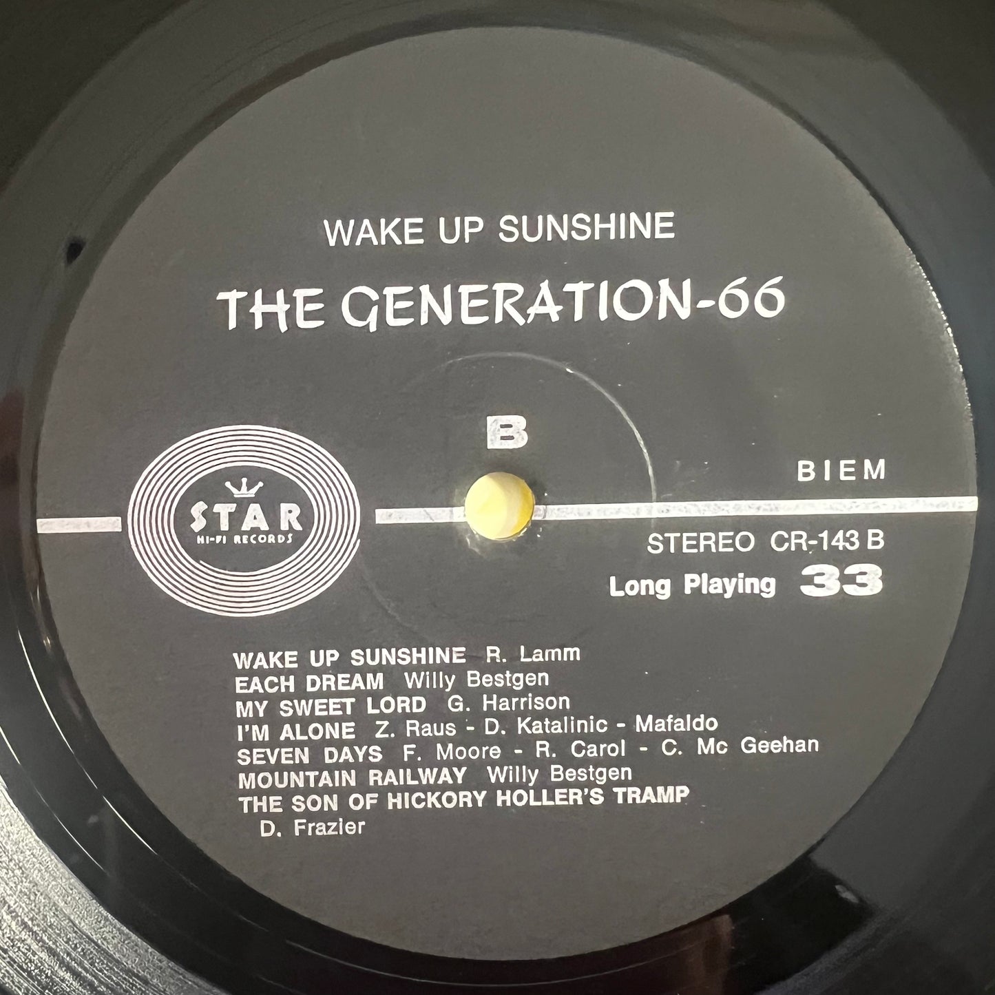 Generation-66 - Wake Up Sunshine / 1. Swiss-Press. 1972 - (M-/M-)