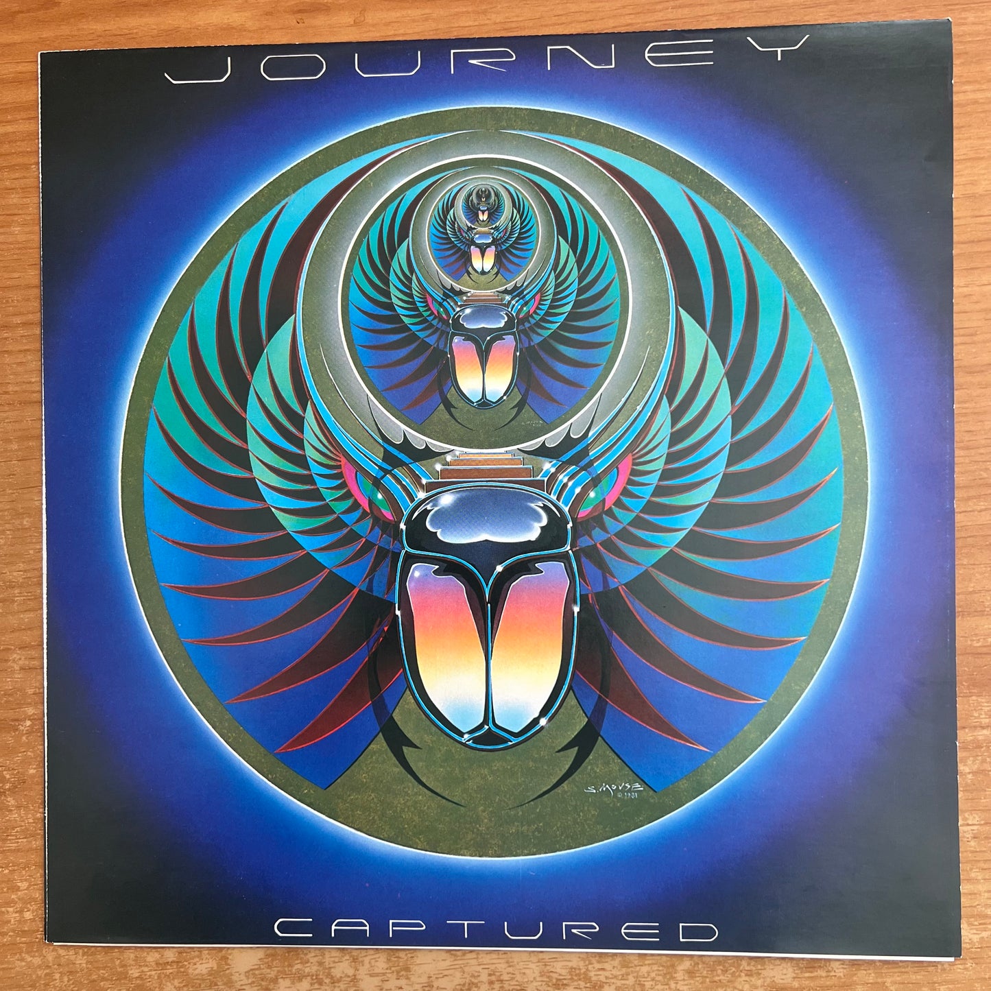 Journey - Captured / 2 LP & Poster - 1. US-Press. 1981 - (M-/VG++)