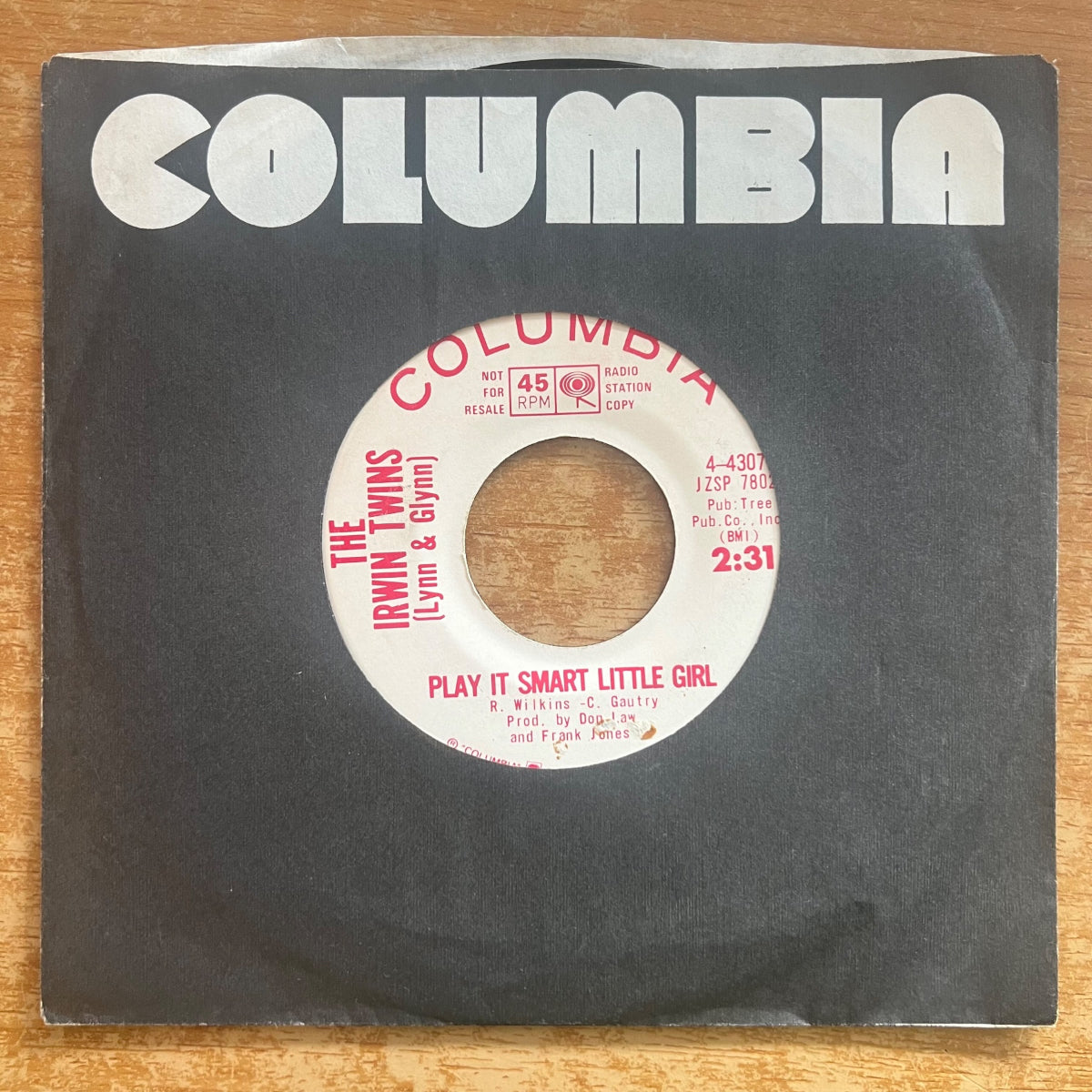 Irwin Twins - Play It Smart little Girl / US-Promo 1964 - (VG+/VG+)