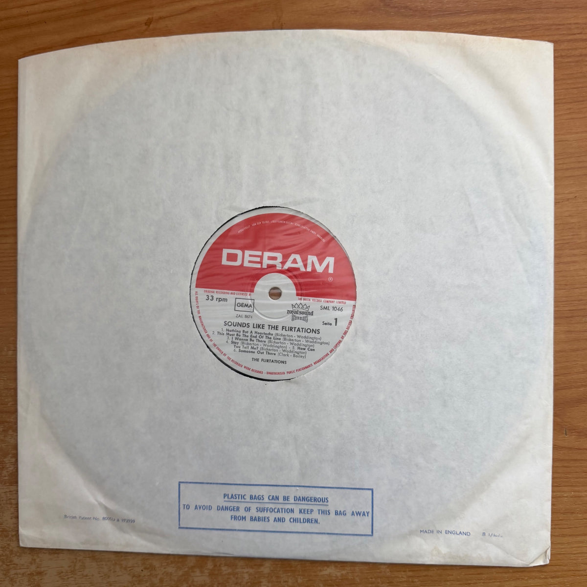 Flirtations - Sound Like The Flirtation / 1. D-Press. 1969