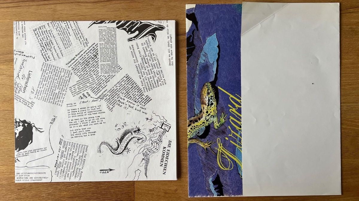 Lizard - In Concert / 2 LP - 1. Swiss 197? - Incl. 2 Posters - (M-/VG++)