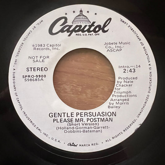 Gentle Persuasion - Please Mr. Postman / US-Promo 1983 - (M-/Neutral)