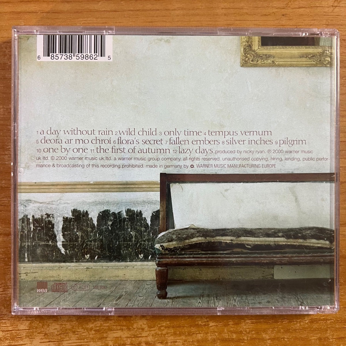 Enya - A Day Without Rain / CD - 1. EU-Press. 2000 - (M-/M-)