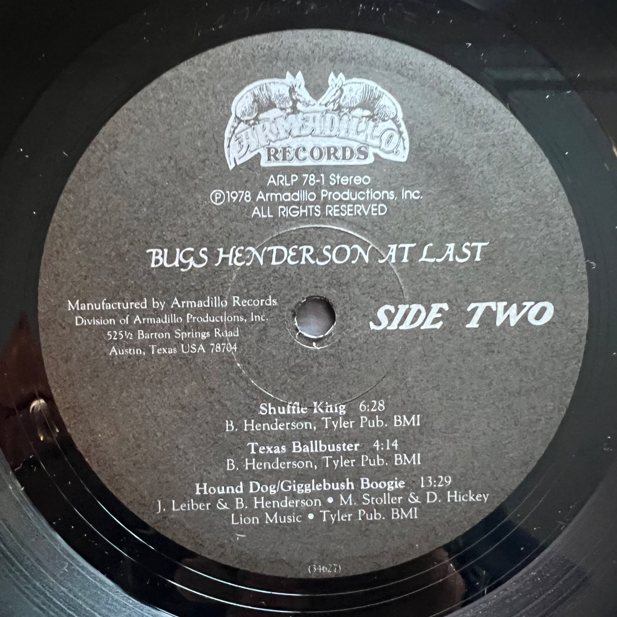 Bugs Henderson Group - At Last / 1. US-Press. 1978 - (M-/VG++)