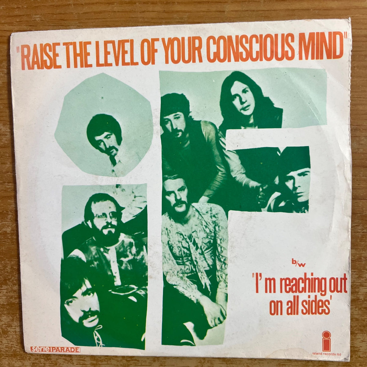 If - Raise The Level Of Your Conscious Mind / 1. France-Press. 1970 - (M-/VG+)