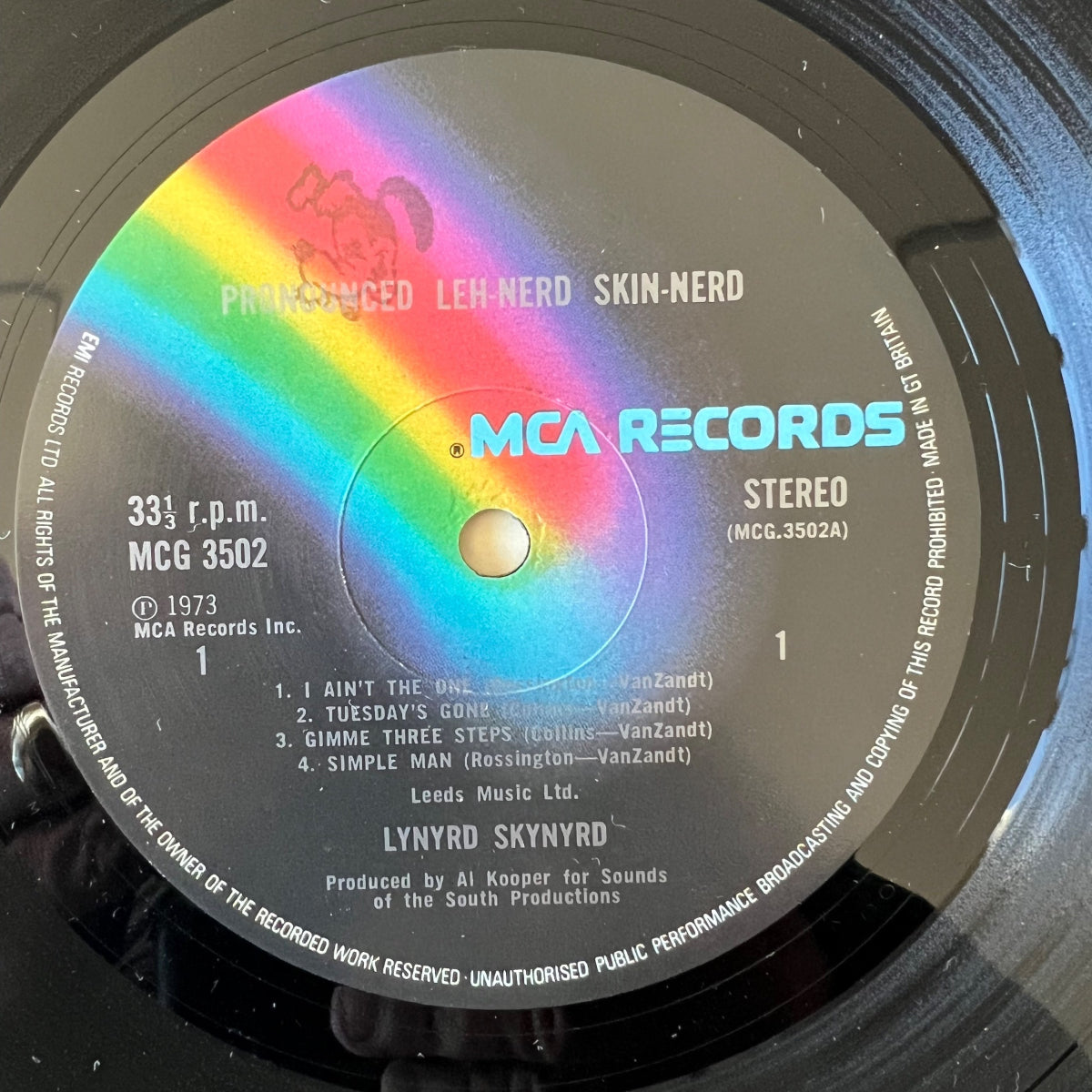 Lynyrd Skynyrd - Pronounced Lee-Nerd Skin-Nerd / 1. UK-Press. 1974 - (VG++/VG++)