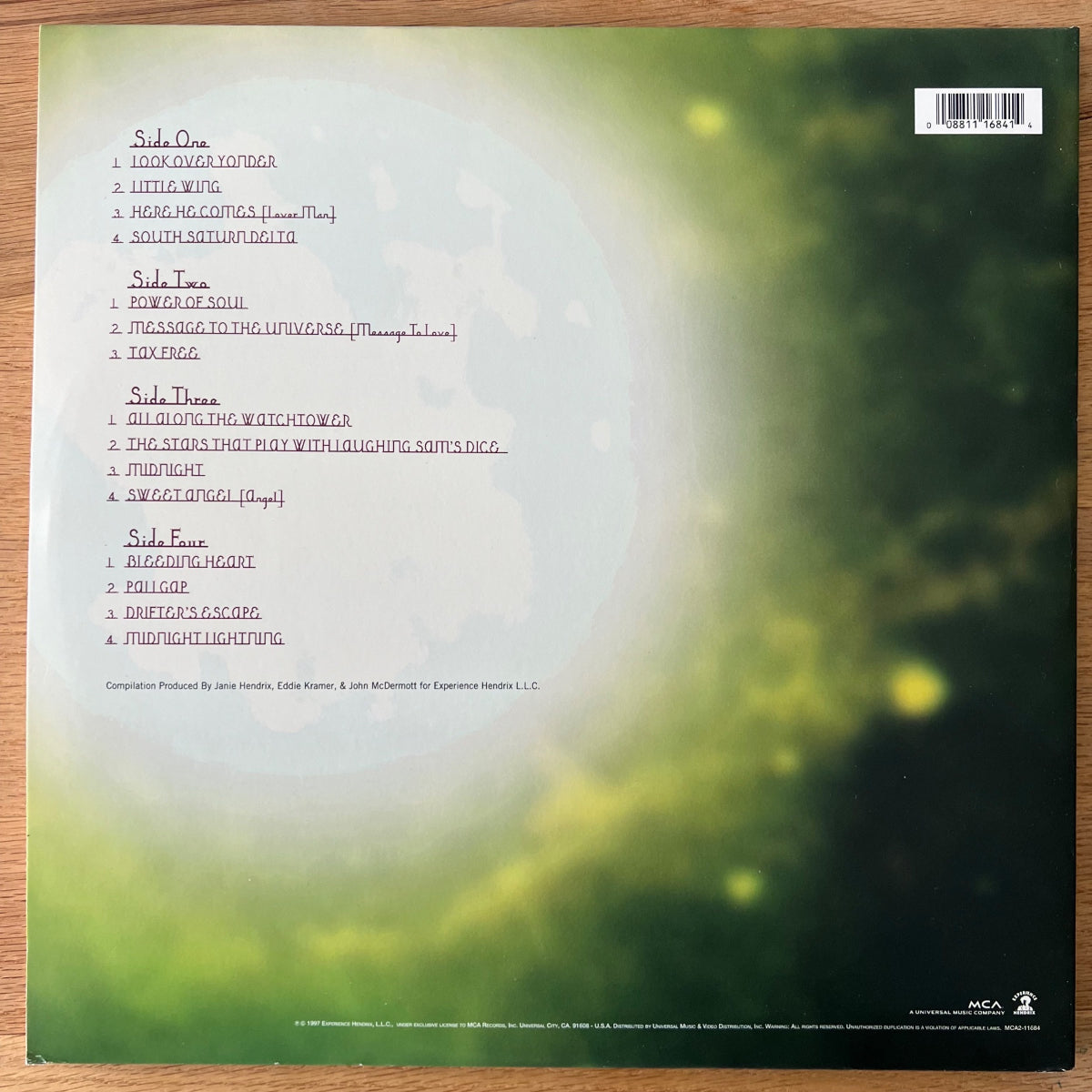 Jimi Hendrix - South Saturn Delta / 2 LP - 1. US-Press. 1997 - (Mint/Mint)