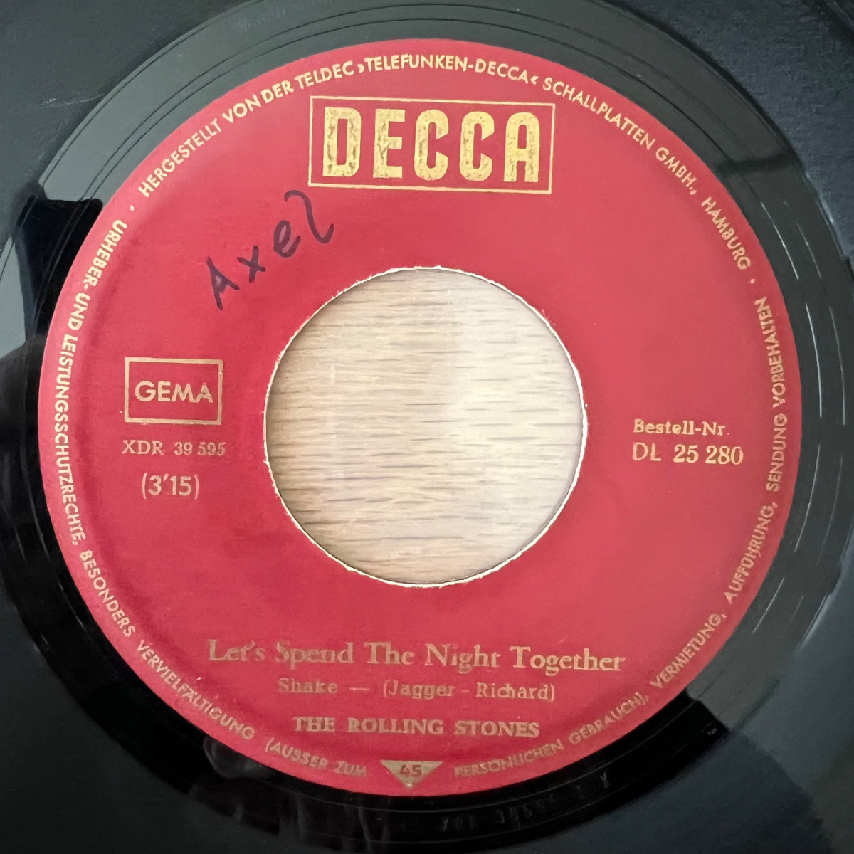 Rolling Stones - Let's Spend The Night Together / 1. D-Press. 1967 - (VG+/VG)