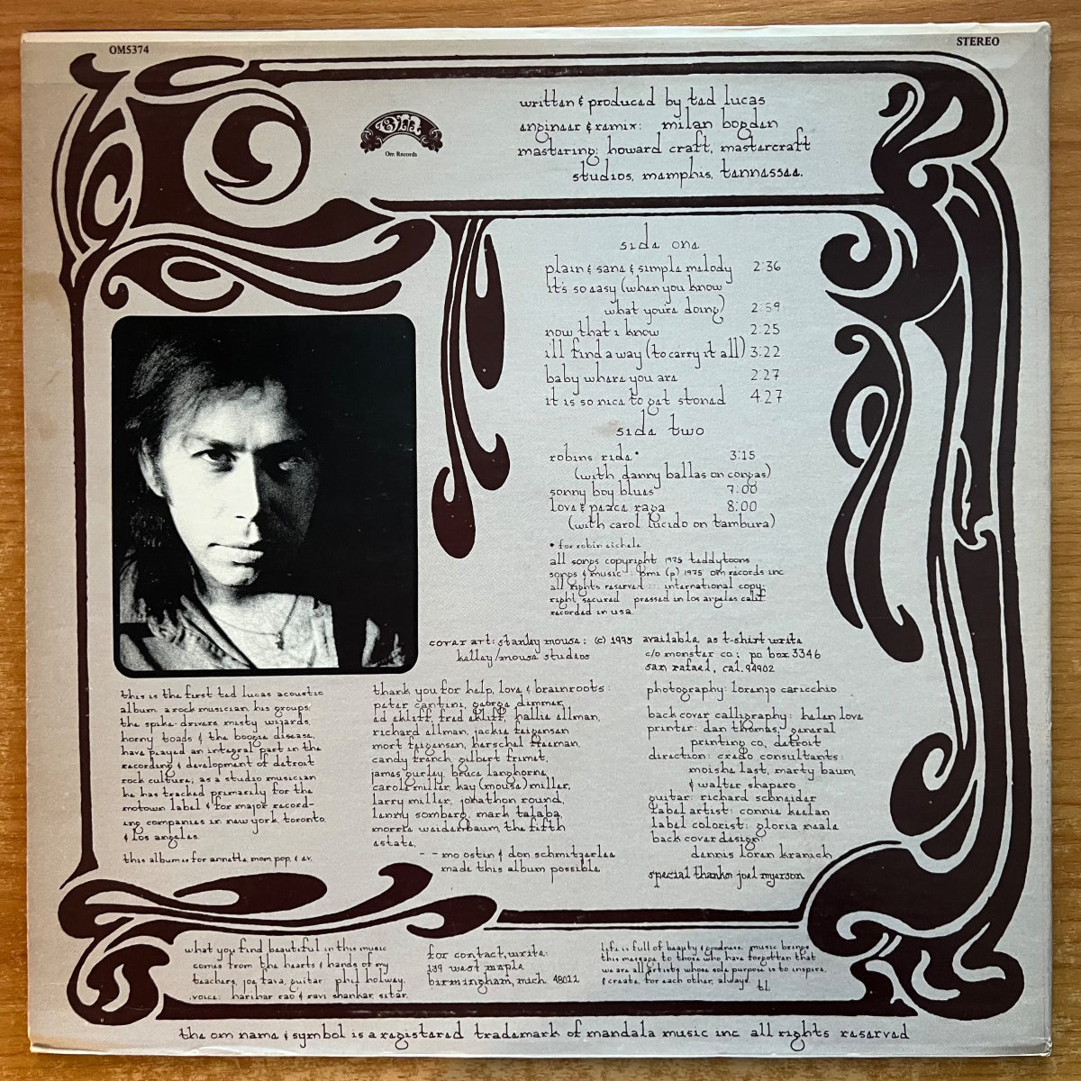 Ted Lucas - Same / US-Press. 1977 - (VG++/VG++)