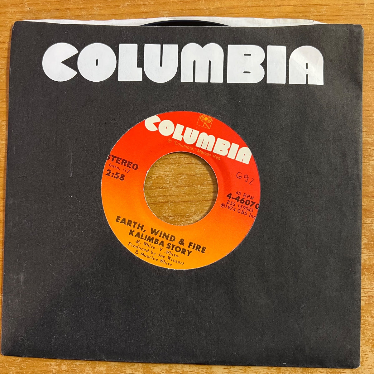 Earth, Wind & Fire - Kalimba Story / 1. US-Press. 1974 - (M-/VG++)