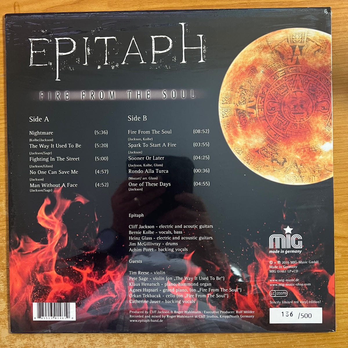 Epitaph - Fire From The Soul / 1.D-Press. 2016 incl. CD - (Mint & Sealed)