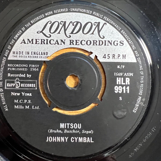 Johnny Cymbal - Mitsou / 1. UK-Press. 1964 - (VG+/Neutral)