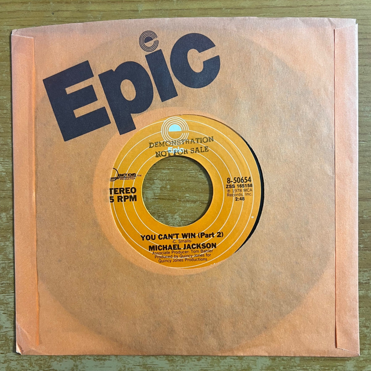 Michael Jackson - You Can't Win (Part 1) / 1. US-Press. 1978 - (M-/VG++)