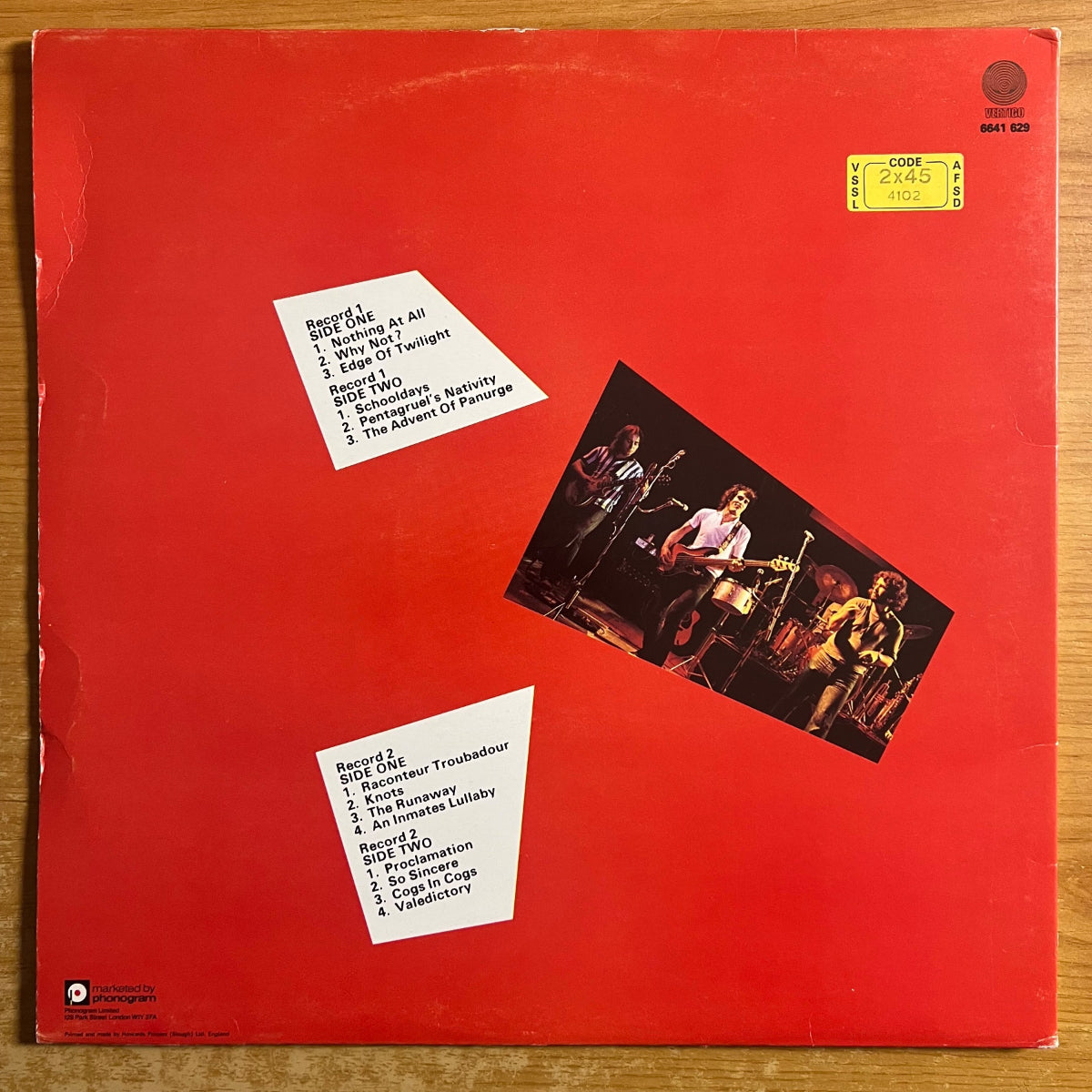 Gentle Giant - Pretentious / 2 LP - 1. UK-Press. 1977 - (M-/VG++)