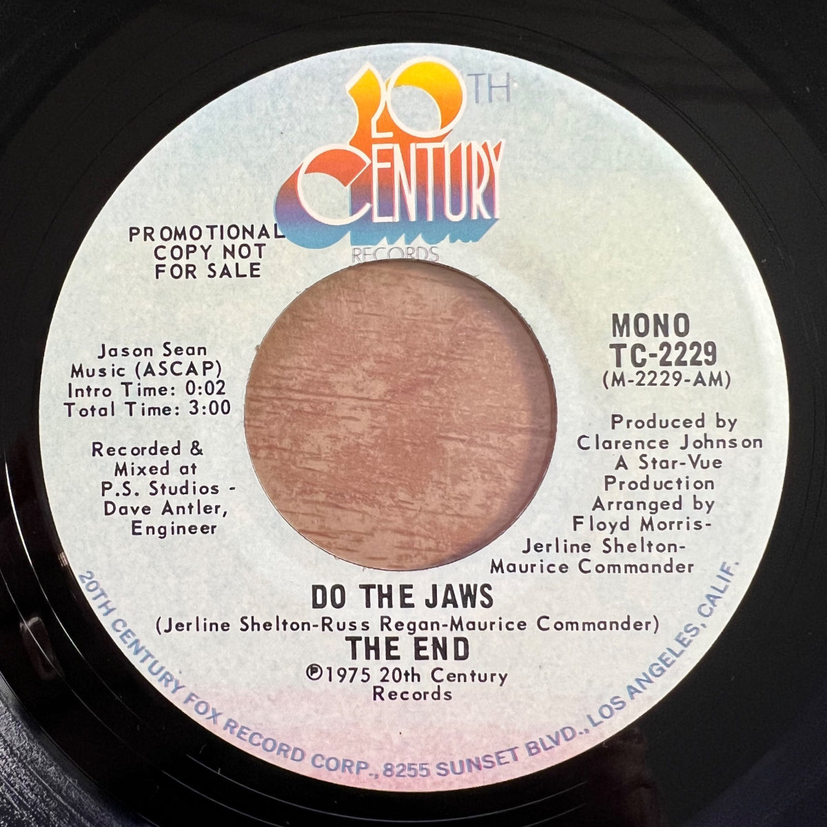 End - Do The Jaws / US-Promo 1975 - (M-/Neutral)