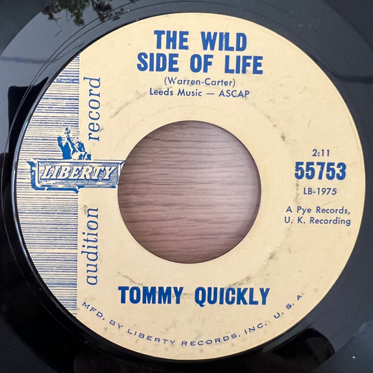 Tommy Quickly - The Wild Side Of Life / US-Promo 1964 (VG+/Neutral)