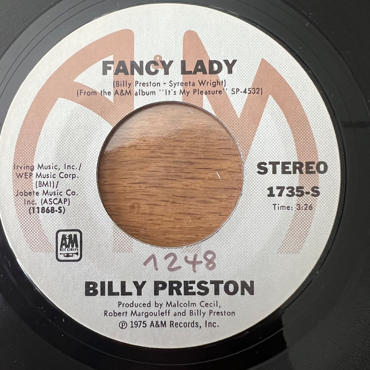 Billy Preston - Fancy Lady / 1. US-Press. 1975 - (M-/VG++)