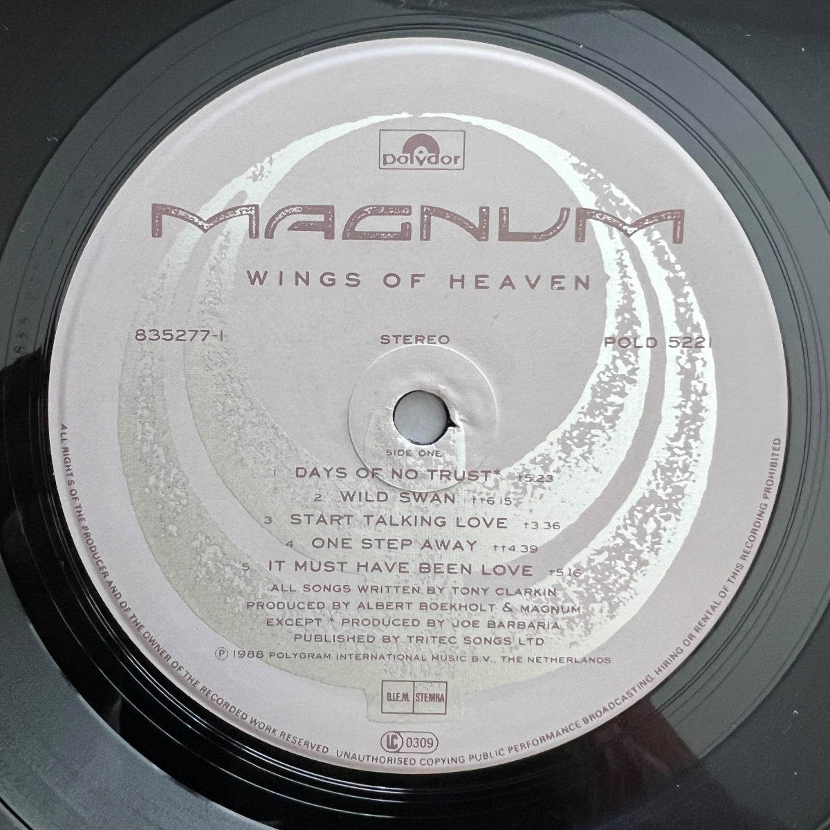 Magnum - Wings Of Heaven / 1. NL-Press. 1988 - (M-/M-)