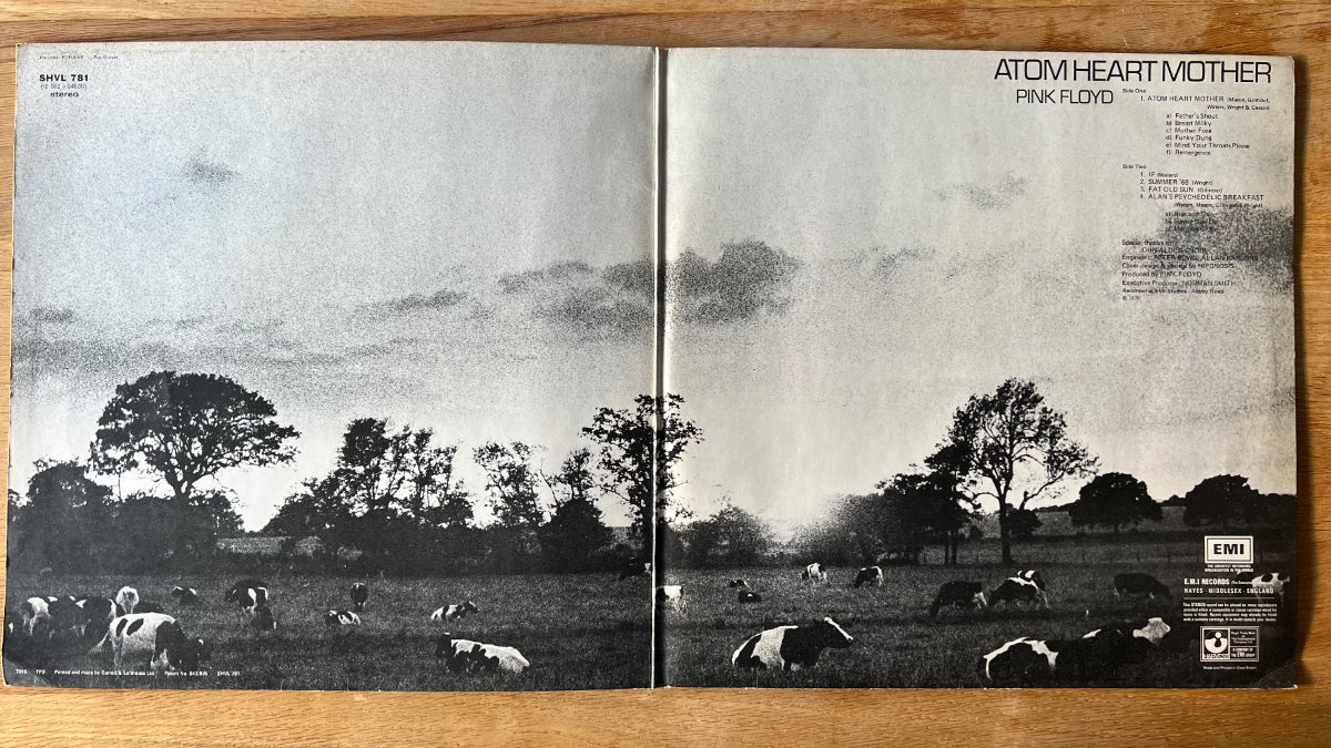 Pink Floyd - Atom Heart Mother / 1ère édition britannique. 1970 - (M-/VG++)