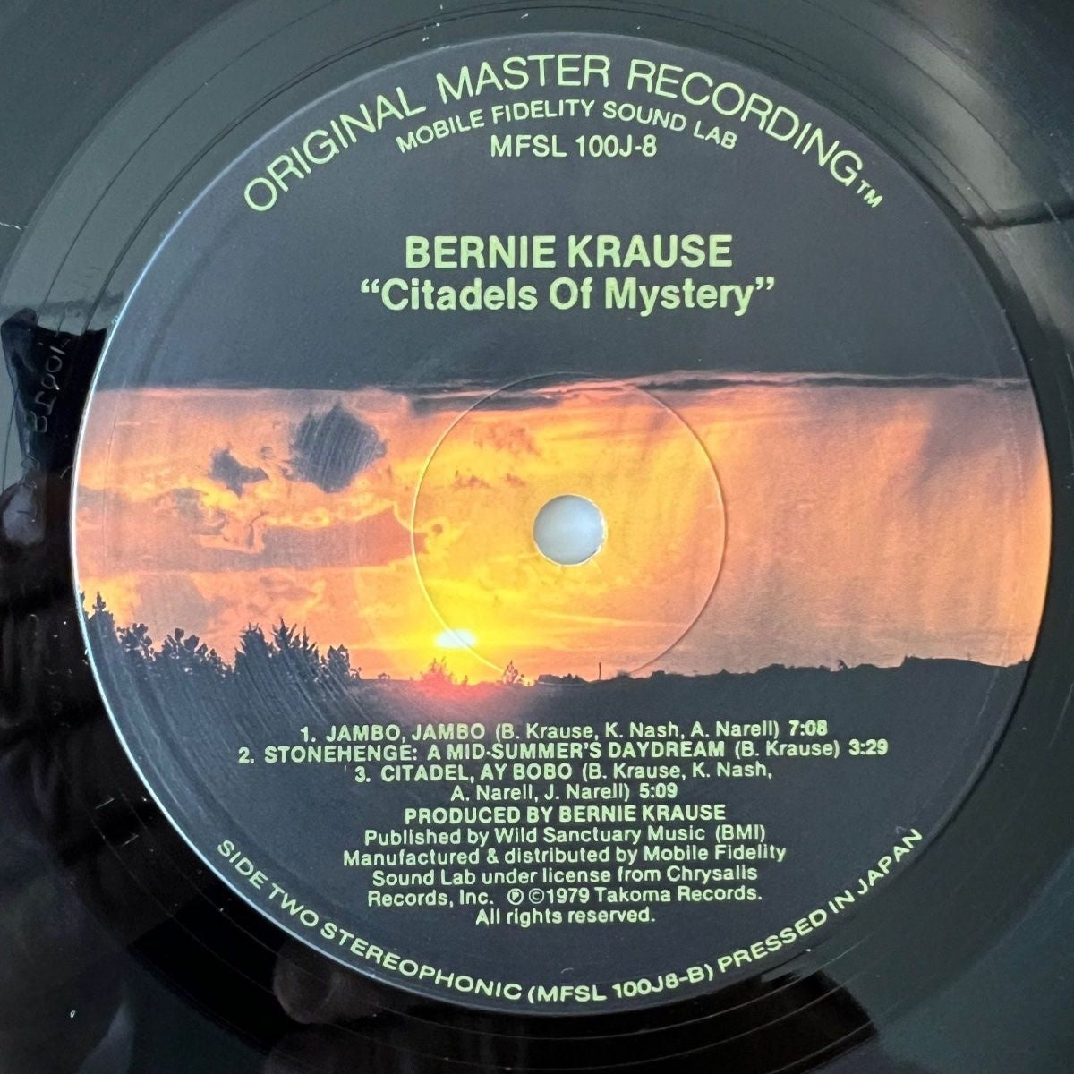 Bernie Krause - Citadels Of Mystery / Audiophile MFSL 1979 - (M-/VG++)