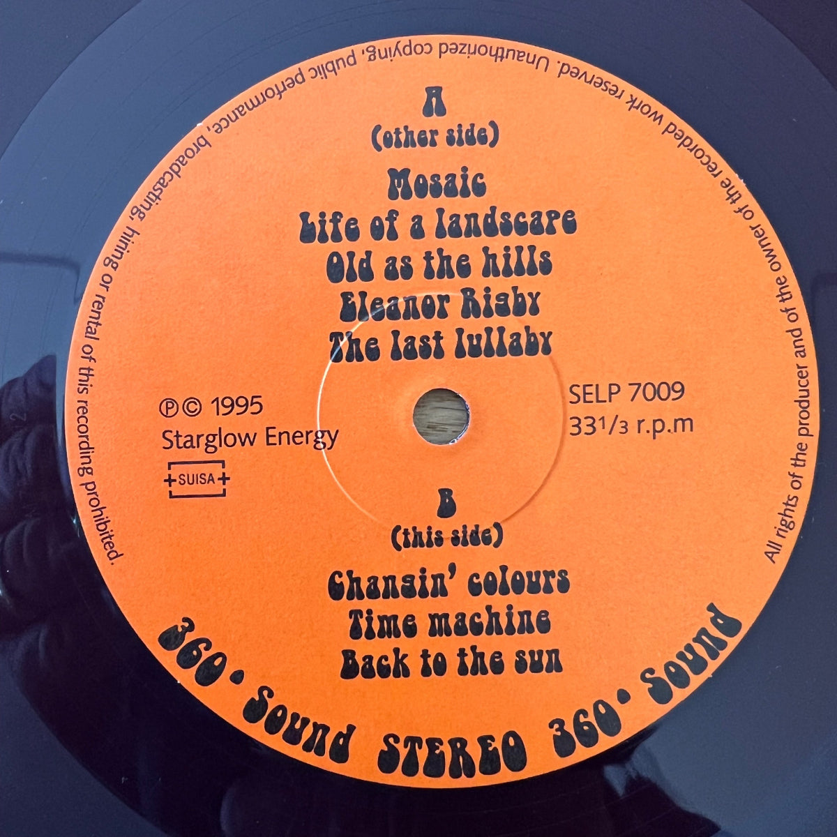 Starglow Energy - Time Machine / 1. Swiss Press. 1995 - (M-/M-)