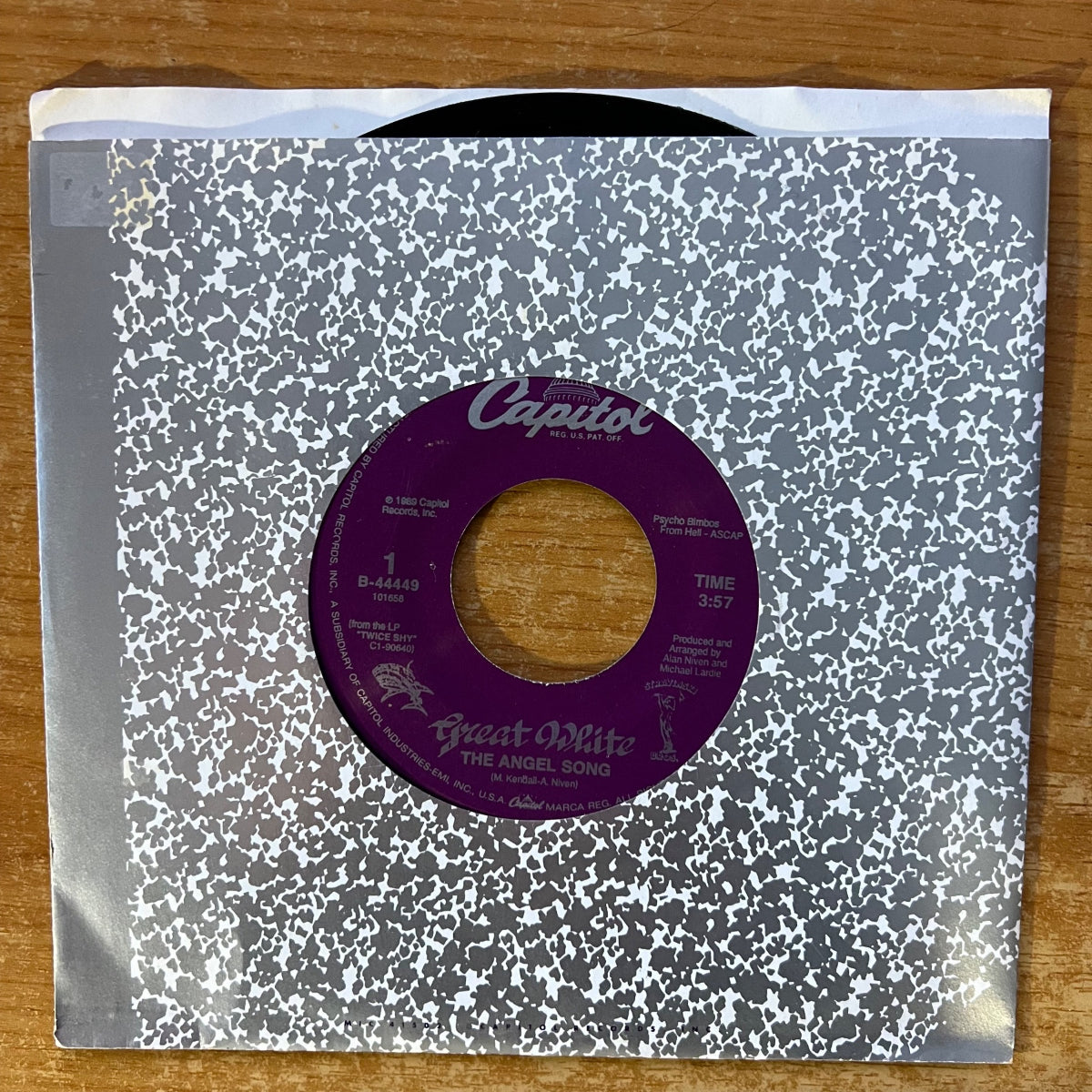 Great White - The Angel Song / 1. US-Press. 1989 - (VG++/VG++)