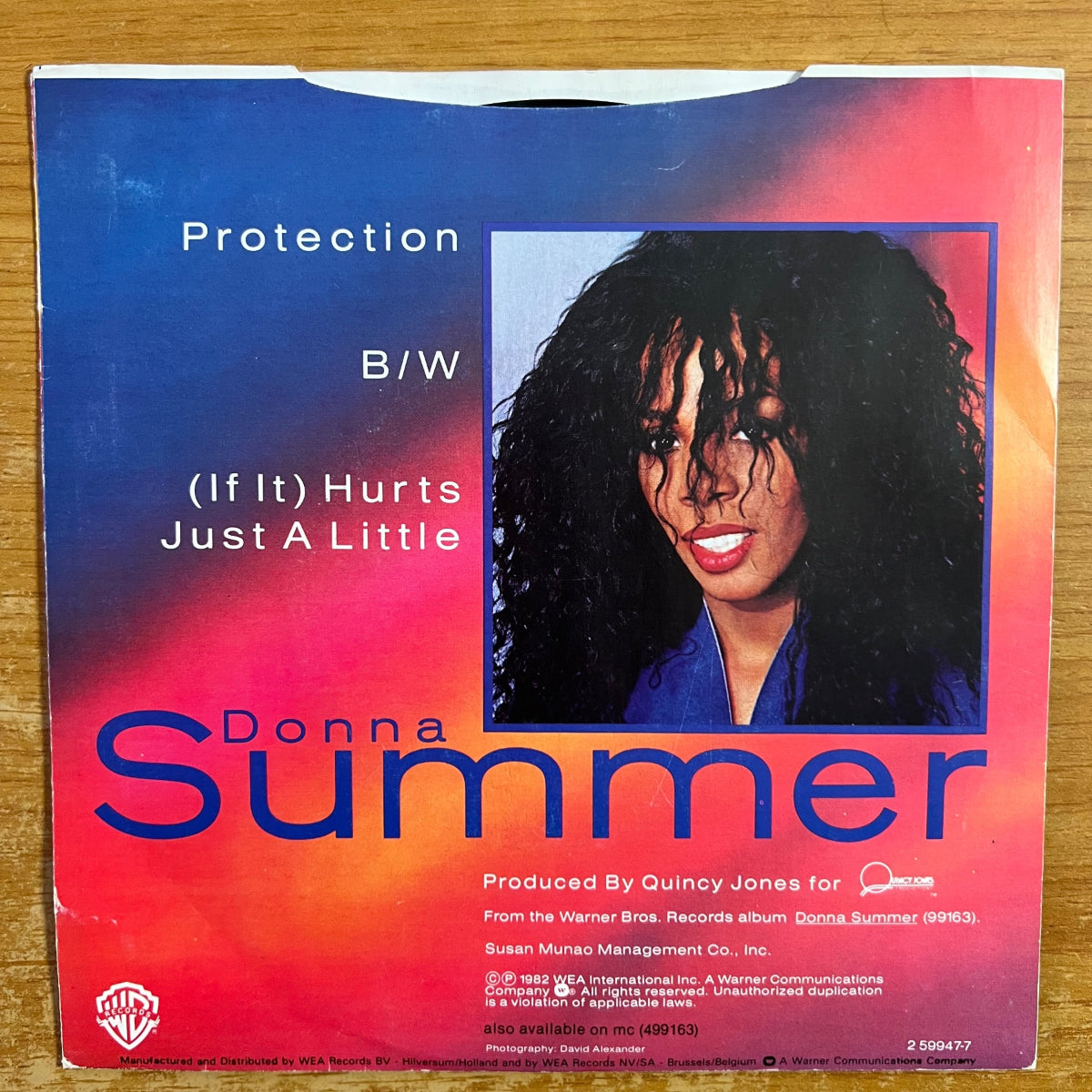 Donna Summer - Protection / 1. Benelux-Press. 1982 - (VG++/VG++)