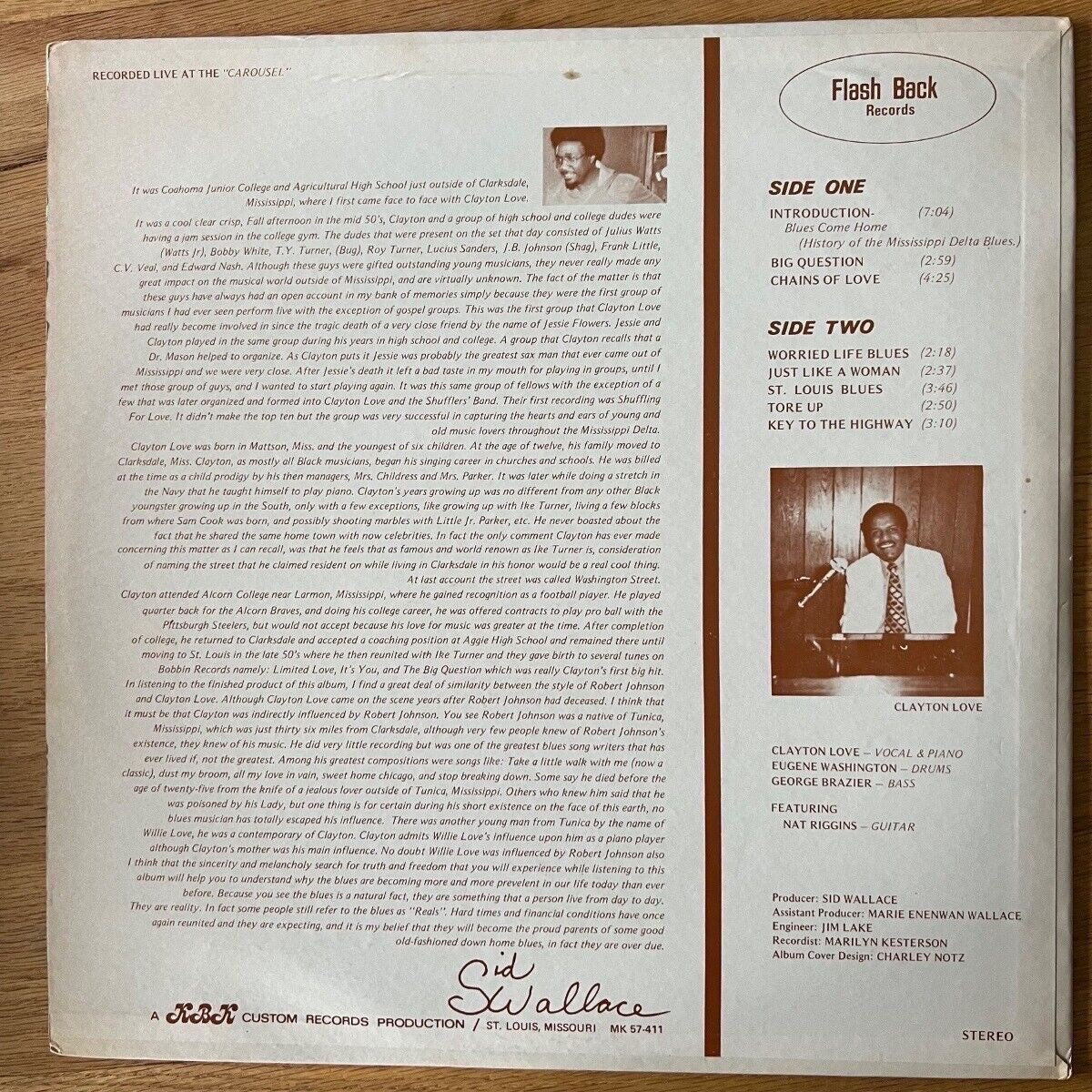 Clayton Love - Sings Mississippi Music, Mud & Misery / 1. US-Press. 197? - (M-/VG++)