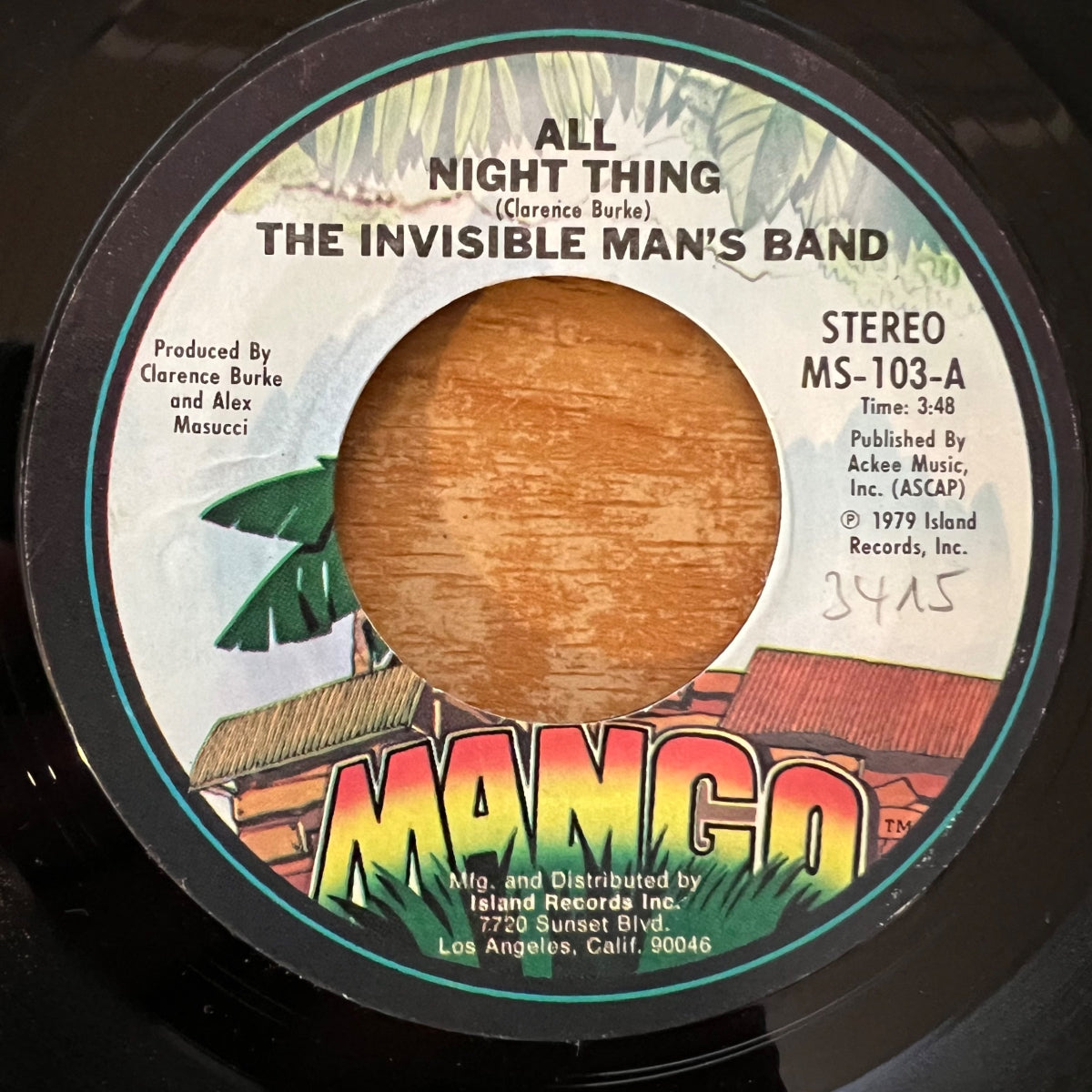 Invisible Man's Band - All Night Thing / 1. US-Press. 1979 - (M-/Neutral)