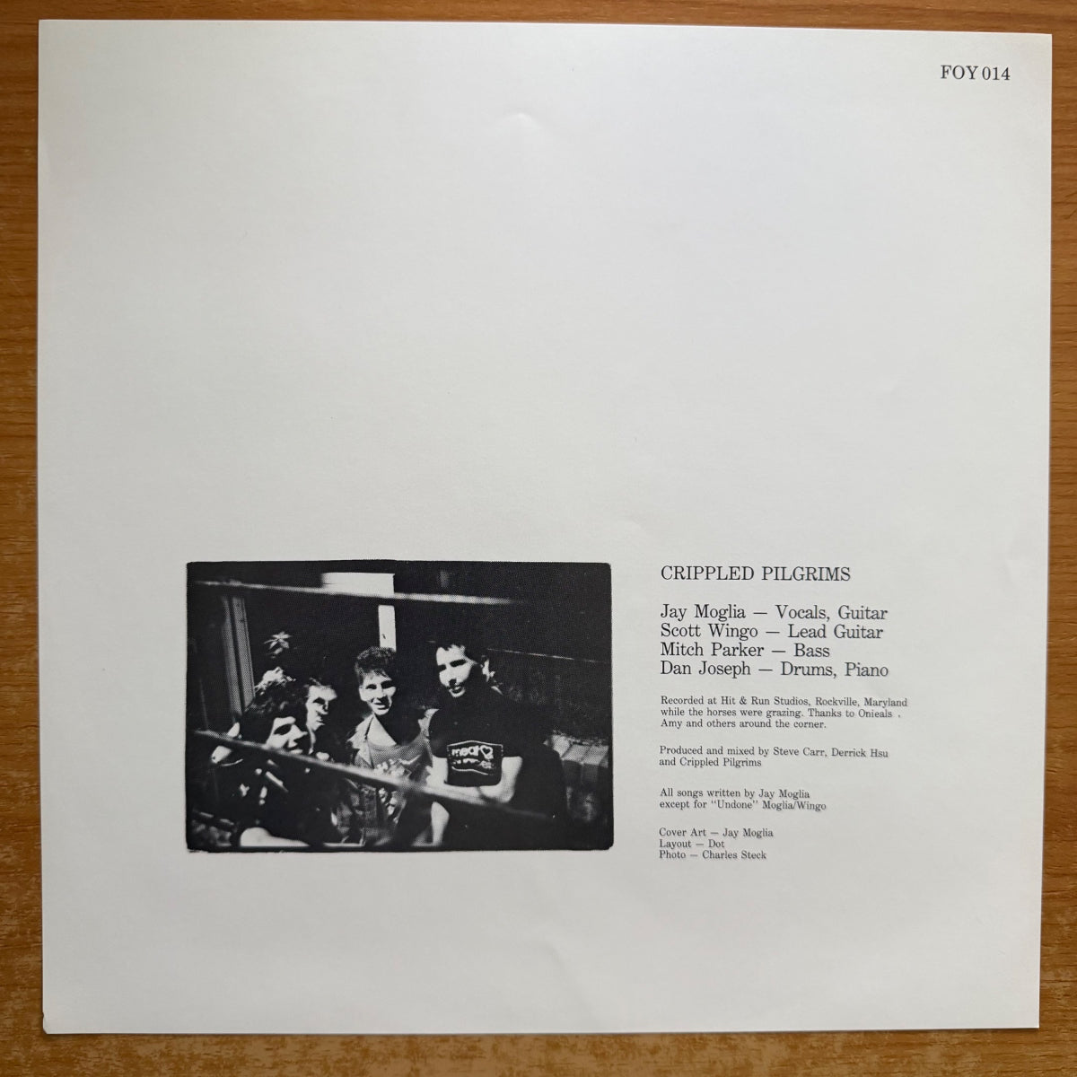 Crippled Pilgrims - Under Water /b 1. US-Press. 1985 - (M-/M-)