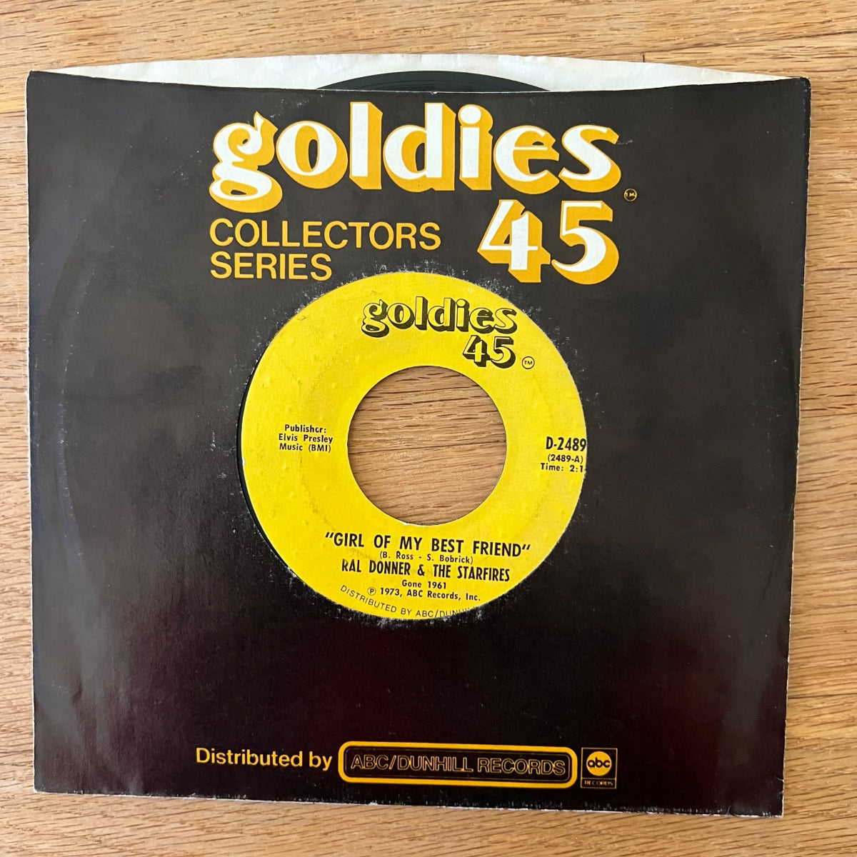 Ral Donner & The Starfires - Girl Of My Best Friend / US-Press. 1973 - (VG++/VG++)