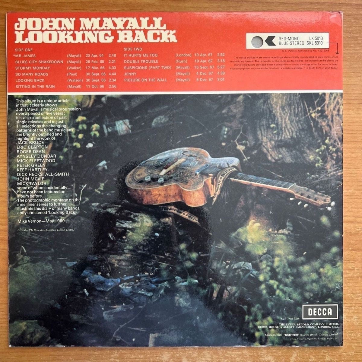 John Mayall - Looking Back / 1. UK 1969 - (VG++/VG++)