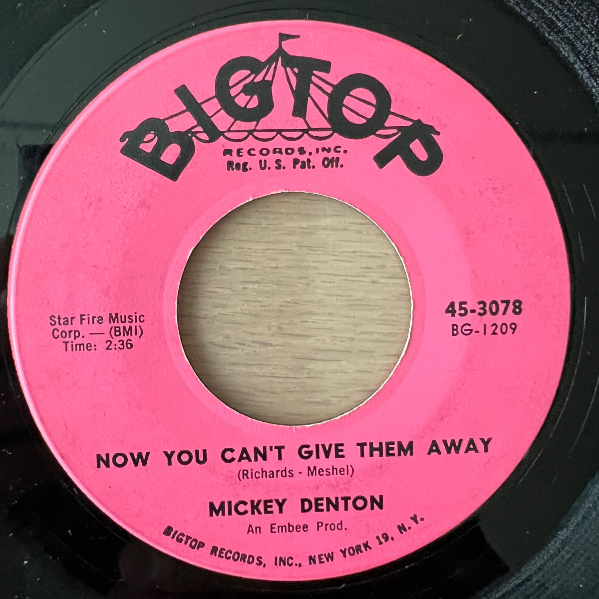 Mickey Denton - Steady Kind / 1. US-Press. 1961 - (VG+/Neutral)