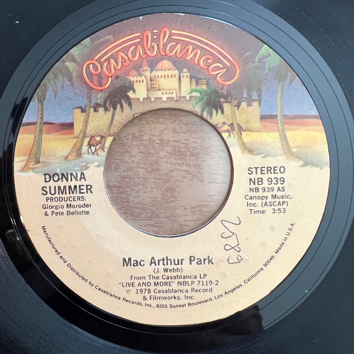Donna Summer - Mac Arthur Park / 1. US-Press. 1978 - (M-/Neutral)