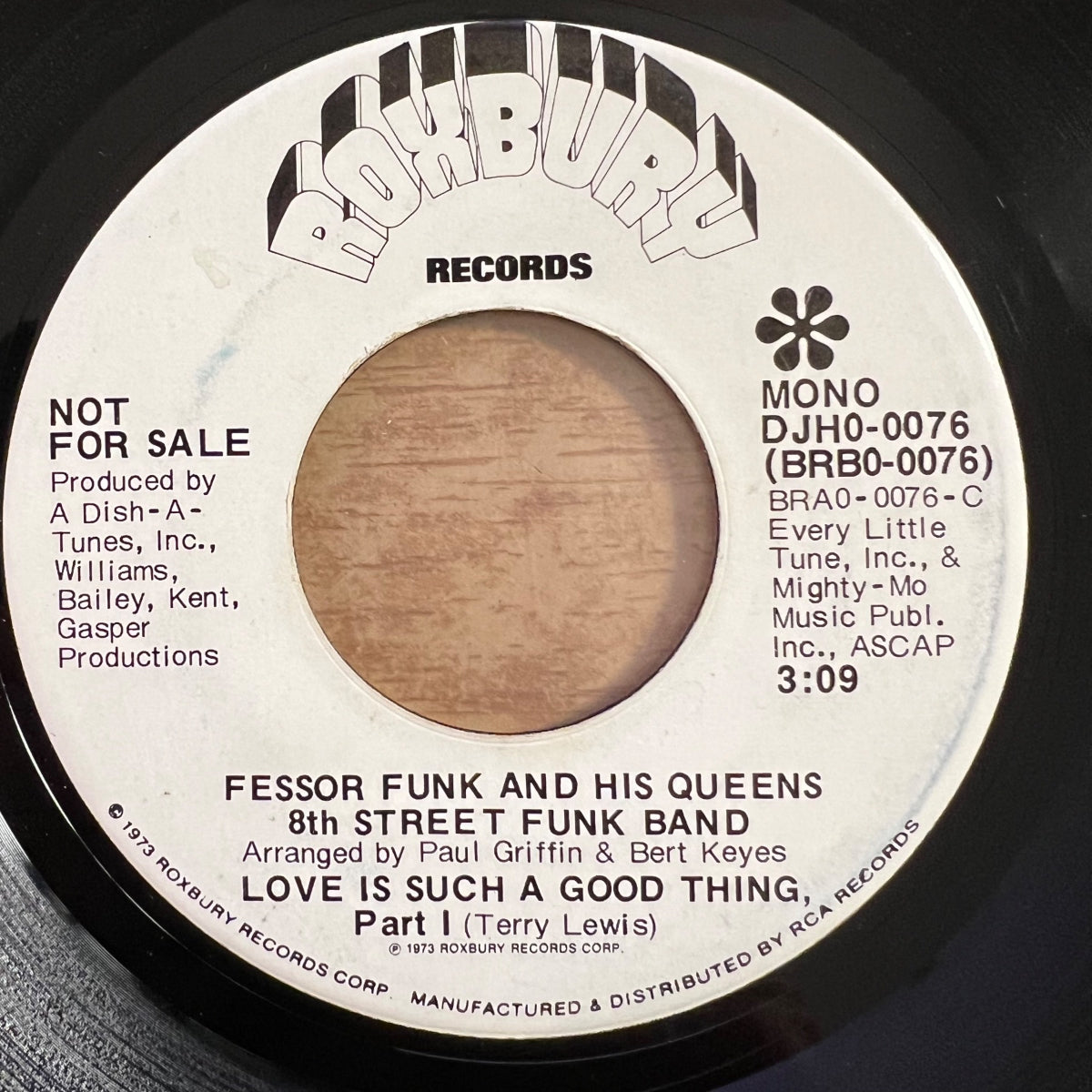 Fessor Funk &amp; His Queens 8th Street Funk Band - Love Is Such A Good Thing / Promo US 1973 - (M-/Neutre)